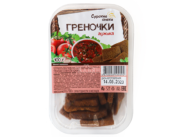 Сурские гренки с Аджикой (100 гр) в Дмитрове