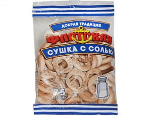 Мучные полоски КРАСНЫЕ со вкусом пряной говядины 76 гр: Сушка с солью 