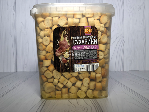 Сухарики со вкусом чеснока в Дмитрове