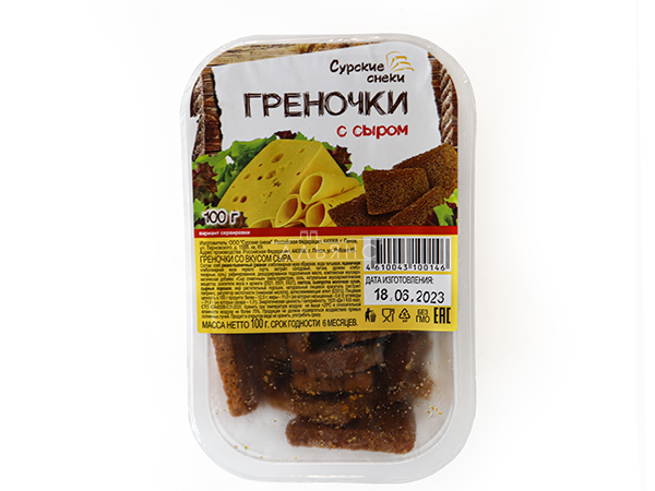 Сурские гренки со вкусом Сыра (100 гр) в Дмитрове