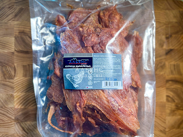 Мясо (АЛЬЯНС) вяленое курица 500гр "С халапеньо" в Дмитрове