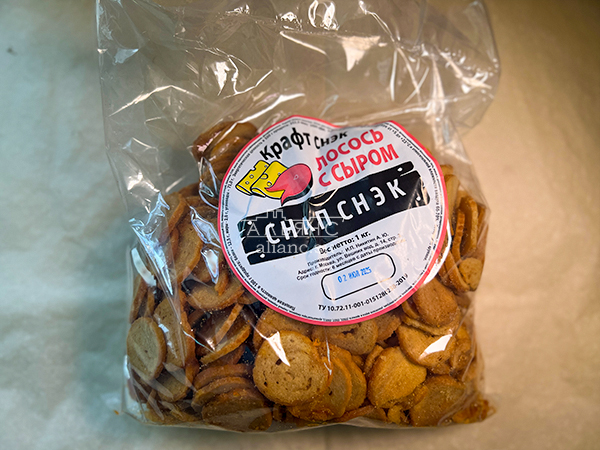Снапсы ПШЕНИЧНЫЕ "Лосось с сыром" в Дмитрове