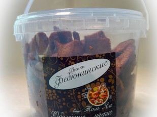 Мясо свинины по-кавказски: Гренки 