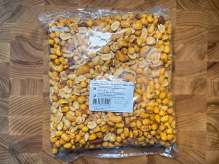 БОБАРАХИС Арахис премиум со вкусом бекон 1кг: Ореховая смесь ж/с с кукурузой со вкусом 