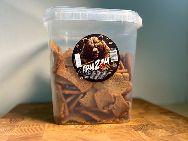 Ведро Ржаные гренки со вкусом Крылышки Барбекю (1 кг) в Дмитрове