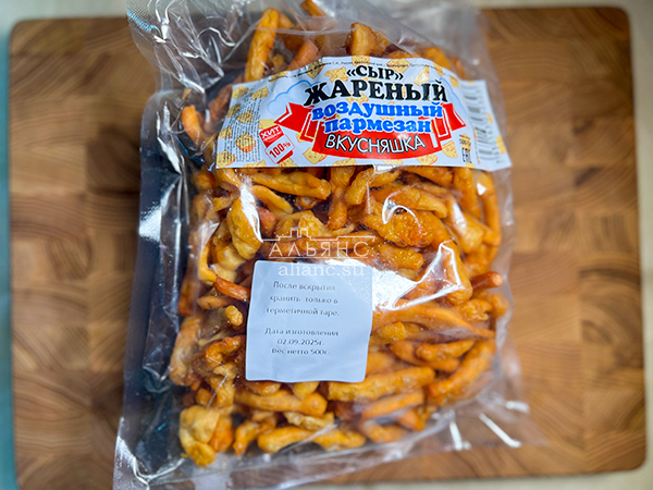 Жареный сыр "ВКУСНЯШКА" со вкусом пармезан (500 гр) в Дмитрове