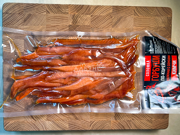 Горбуша соломка по-корейски в Дмитрове